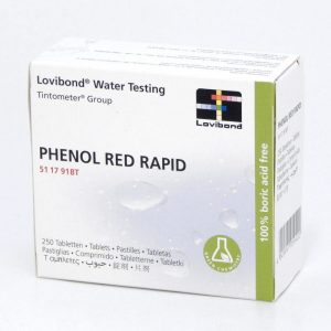 TABLETAS PHENOL RED RAPID LOVIBOND 250 UDS